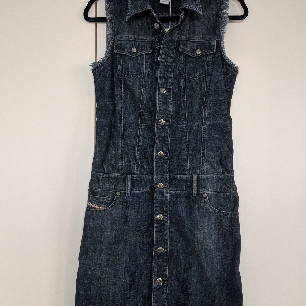 Diesel denim dress/ size M